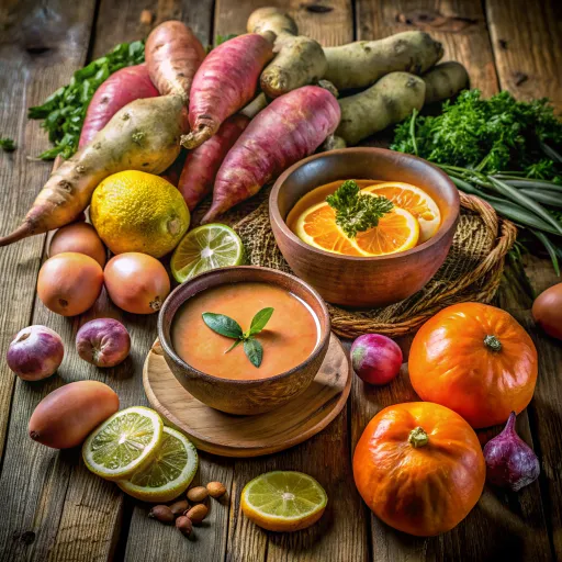 Zupa Krem z Batatów i Imbiru z Nutą Cytrusową